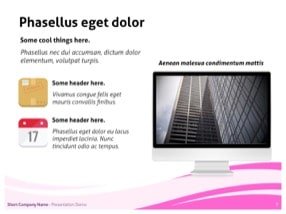 Pink Keynote Template 7 - Liquid Pink