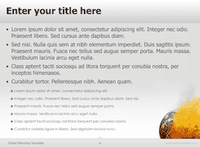 Global Warming Keynote Template 4 - Global Warming
