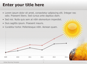 Global Warming Keynote Template 7 - Global Warming