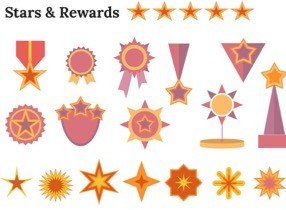 Stars Rewards Keynote Shapes 1 286x210 - Stars and Rewards