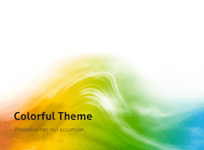 Colorful Keynote Template 1 - Colorful