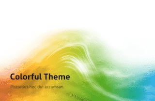 Colorful Keynote Template 320x210 - Colorful