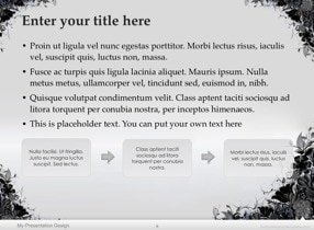Floral Grunge Keynote Template - Slide 6