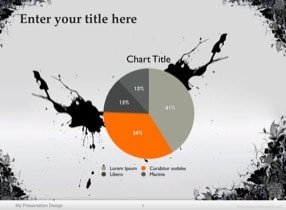 Floral Grunge Keynote Template - Slide 7