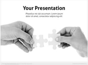 Jigsaw Keynote Template - Slide 1