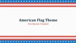 American Flag Keynote Template 320x183 - American Flag