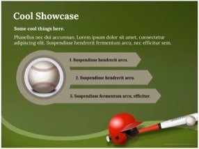 Baseball Keynote Template 5 - Baseball