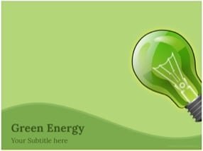 Green Energy Keynote Template 1 - Green Energy