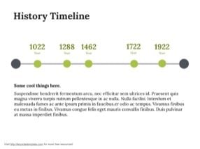 History Timeline Keynote Template 1 - History Timeline