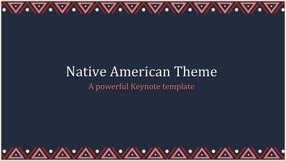 Native American Keynote Template 1 - Native American