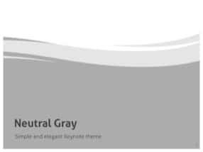 Neutral Gray Keynote Template 1 - Neutral Gray