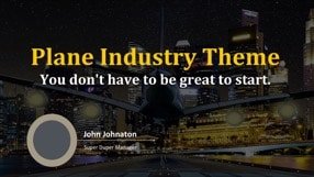 Plane Industry Keynote Template 1 - Plane Industry