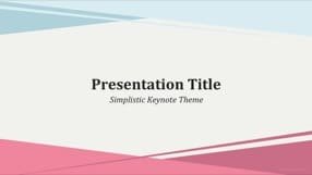 Simplistic Keynote Template 1 - Elegant