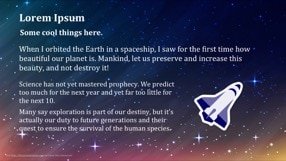 Space Keynote Template 2 - Space