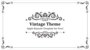 Vintage Keynote Template 1 - Vintage