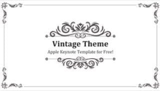 Vintage Keynote Template 320x183 - Vintage