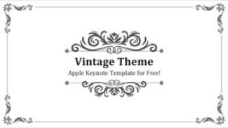 Vintage Keynote Template - Best of 2019