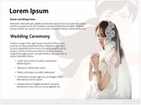 Wedding Bride Keynote Template 3 - Bride