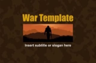 War Camouflage Keynote Template