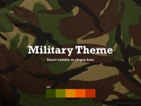 Military Keynote Template 1 - Military