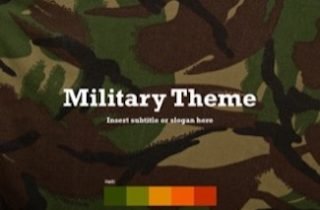 Military Keynote Template 320x210 - Military