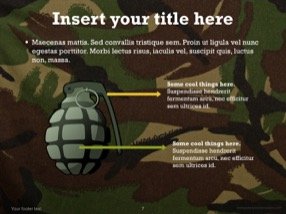 Military Keynote Template 7 - Military