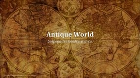 Antique World Keynote Template 1 - Antique World