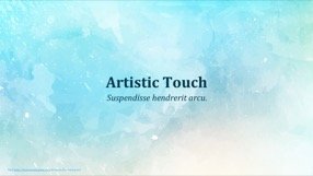 Artistic Touch Keynote Template 1 - Artistic Touch