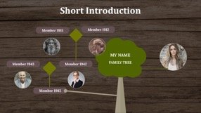 Biography Keynote Template 7 - Biography