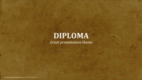 Diploma Keynote Template 1 - Diploma