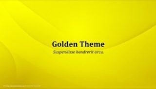 Golden Keynote Template 320x183 - Golden Yellow