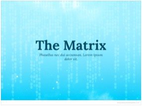 Matrix Keynote Template 1 - Matrix