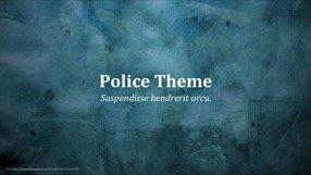 Police Keynote Template 1 - Police