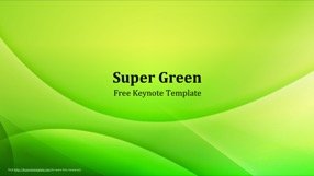 Super Green Keynote Template 1 - Super Green