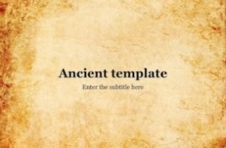 Ancient Keynote Template - FREE