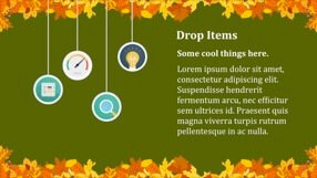 Autumn Leaves Keynote Template 3 - Autumn