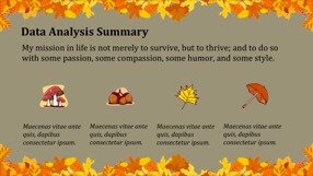 Autumn Leaves Keynote Template 6 - Autumn