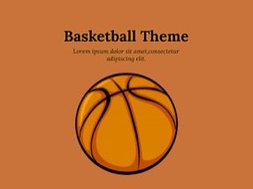 Baskeball Keynote Template 1 - Basketball