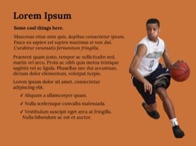 Baskeball Keynote Template 2 - Basketball