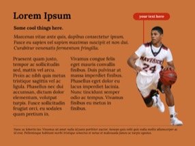 Baskeball Keynote Template 4 - Basketball