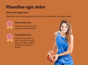 Baskeball Keynote Template 7 - Basketball