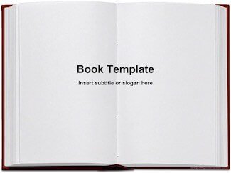 open book template