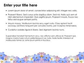 Flowers Keynote Template 2 - Flowers