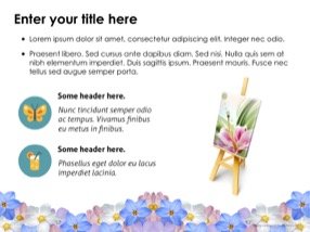 Flowers Keynote Template 8 - Flowers