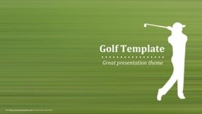 Golf Keynote Template 1 - Golf