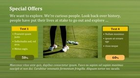 Golf Keynote Template 6 - Golf