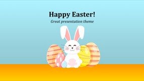 Happy Easter Keynote Template 1 - Easter Festival