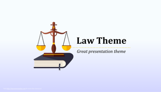 Law Order Keynote Template