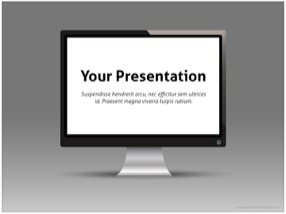 Monitor Keynote Template 1 - Monitor