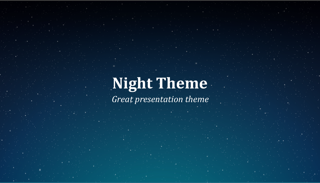 Night Keynote Template